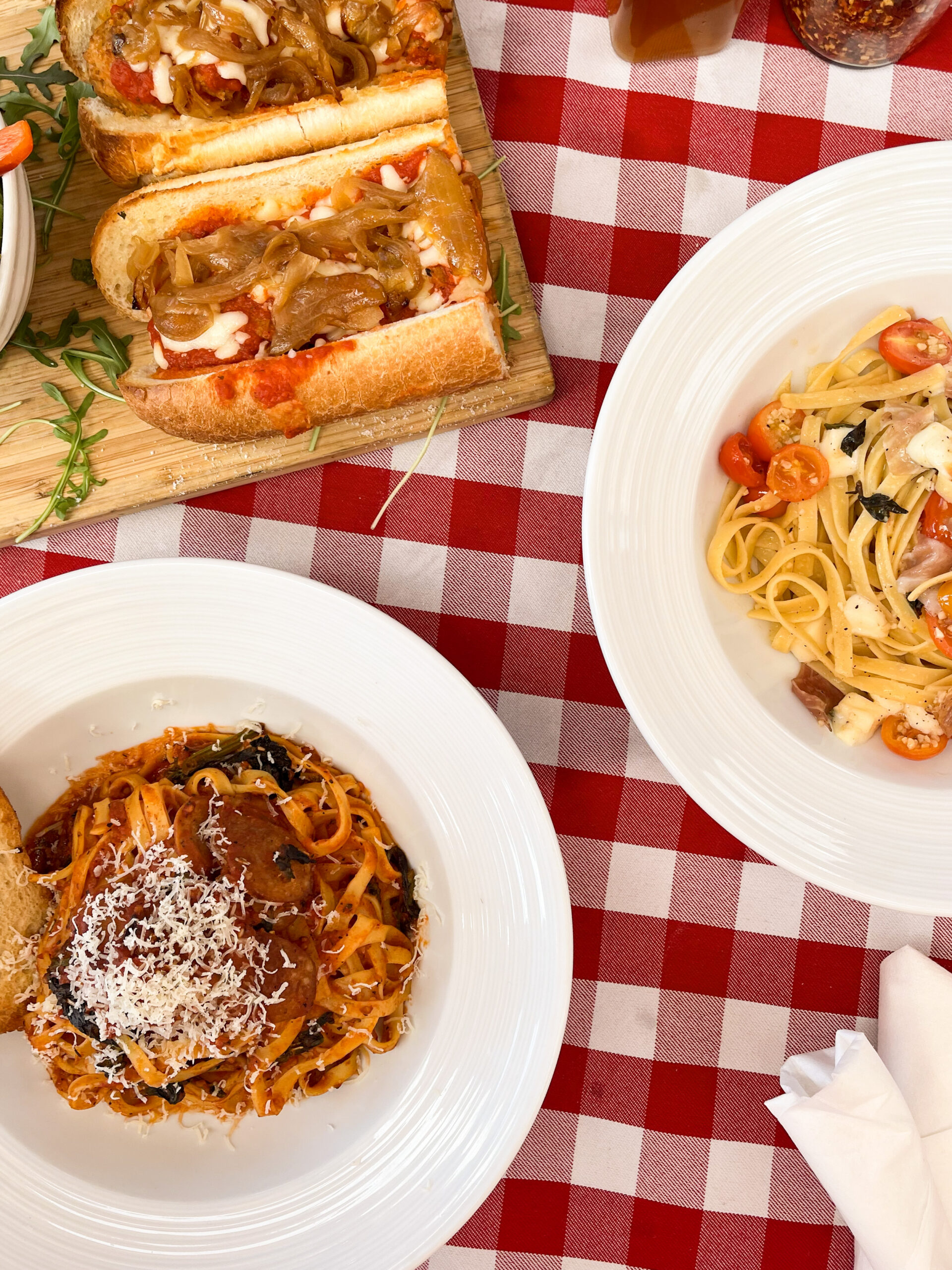 Fresh pasta dish at Papa Giuseppe's Italian restaurant in Mississauga