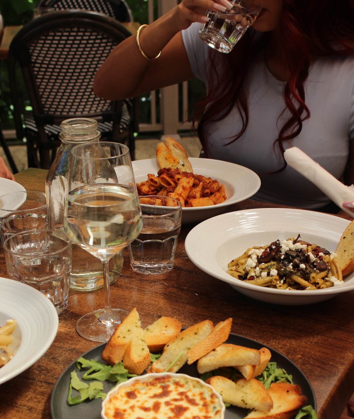 Cocktails and Italian food at Papa Giuseppe's